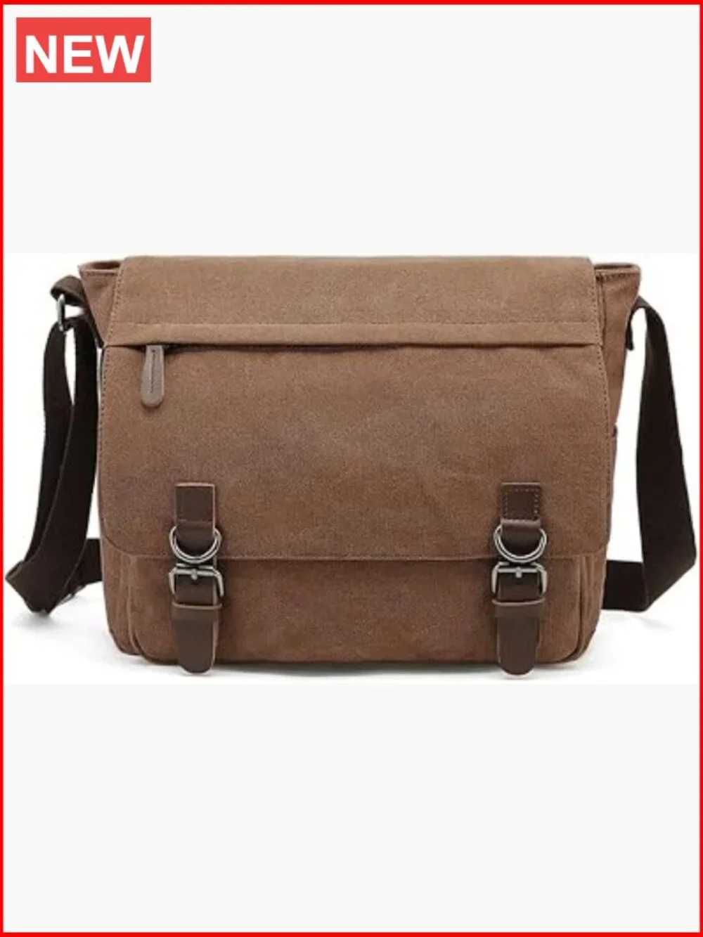 Canvas Messenger Bag Laptop Crossbody Travel Bag Vintage Shoulder Bag